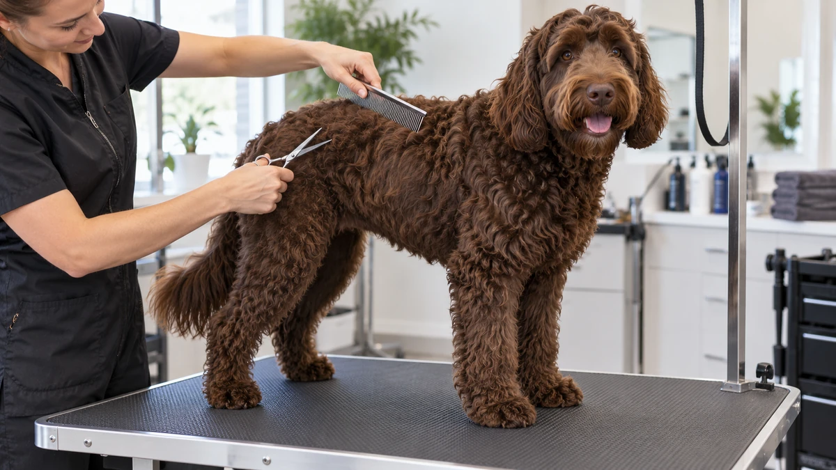 Labradoodle köpek — bakım ve tımar